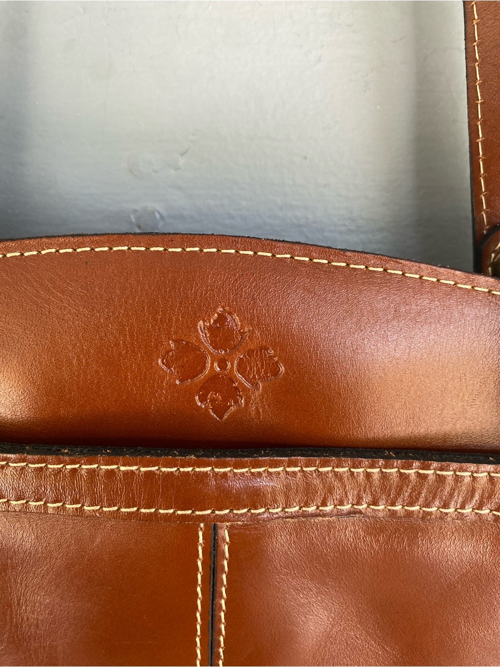 Patricia Nash Leather Poppy Tote - Picture 6 of 7
